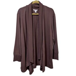 NEW Athleta Pranayama Restore Wrap Cardigan 1X Shale